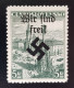 GERMANY THIRD 3RD REICH MAHRISCH OSTRAU WIR SIND FREI OCCUPATION 5k SIGNED 1939 MNH - Occupation 1938-45