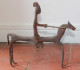 Art Africain Cavalier Fer Forg� Dogon Mali  24 Cm - Art Africain