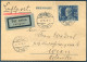 1928 Sweden Boras - Wien Austria Airmail Luftpost Flight Postcard  - Cartas & Documentos