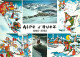 38 - Alpe D'Huez - Multivues - Dessin Humoristique - Hiver - Neige - CPM - Voir Scans Recto-Verso - Other & Unclassified