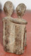 Art Africain Couple Agenouillï¿½ Bronze Dogon Mali  10 Cm - Arte Africana