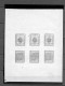 REUNION 1/2 FEUILLET DE LA REIMPRESSION AUX TYPES I A III PETIT DEFAUT ANGLE INF GAUCHE - Unused Stamps