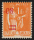 N°359b, Surcharge Renversée, Paix 80c/1fr Orange, Neuf ** SUPERBE - Certificat - Unused Stamps