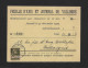 1919 REMBOURSEMENT ► Feuille D'Avis Et Journal De Vallorbe" Von Vallorbe Nach Ballaigues - Cartas & Documentos
