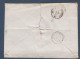 Charente Inférieure - P.C. 1044 Et Cachet 15  CROIX  CHAPEAU Sur Enveloppe - 1849-1876: Période Classique