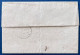 Lettre Ceres 6 JAN 1849 N°3 20c Noir Oblitéré Càd T15 De Bureau Supplémentaire " BS / PARIS / BS / 60 " Pour BERNEUIL RR - 1849-1850 Cérès