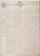 1820- Confirmation Par Le Tribunal De Chateaubriand Du Lieu , De La Date De Nais. Et De La Filiation De Joseph Cossouard - Manuskripte