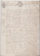 1820- Confirmation Par Le Tribunal De Chateaubriand Du Lieu , De La Date De Nais. Et De La Filiation De Joseph Cossouard - Manuscrits