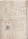 1820- Confirmation Par Le Tribunal De Chateaubriand Du Lieu , De La Date De Nais. Et De La Filiation De Joseph Cossouard - Manuscripten