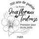 2024 - Y/T 5xxx - OBL 1ER JOUR - "JEUX FLORAUX DE TOULOUSE – 700 ANS DE POÉSIE" - COIN DATE BLOC 4 ISSU FEUILLET - Oblitérés