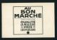 CHROMO   Cartonné Découpage Bon  Marché  Système Tirelire - Au Bon Marché