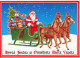 WEIHNACHTSMANN SANTA CLAUS Neujahr Weihnachten PFERD Vintage Ansichtskarte Postkarte CPSM #PBB146.A - Santa Claus