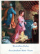 Vergine Maria Madonna Gesù Bambino Natale Religione Vintage Cartolina CPSM #PBP954.A - Maagd Maria En Madonnas