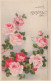 FLOWERS Vintage Ansichtskarte Postkarte CPA #PKE605.A - Fleurs
