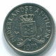 10 CENTS 1971 ANTILLAS NEERLANDESAS Nickel Colonial Moneda #S13389.E.A - Antilles Néerlandaises