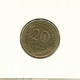 20 CENTIMES 1977 FRANCE Pièce #BB493.F.A - 20 Centimes