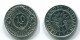 10 CENTS 1991 NETHERLANDS ANTILLES Nickel Colonial Coin #S11328.U.A - Niederländische Antillen