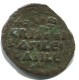 JESUS CHRIST ANONYMOUS FOLLIS Antike BYZANTINISCHE Münze  5.5g/30mm #AB302.9.D.A - Byzantines