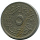 5 MILLIEMES 1935 EGYPT Islamic Coin #AP132.U.A - Egypt