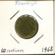 10 CENTIMES 1968 FRANCE Pièce Française #AM122.F.A - 10 Centimes