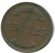 2 RENTENPFENNIG 1923 D ALEMANIA Moneda GERMANY #AE272.E.A - 2 Rentenpfennig & 2 Reichspfennig