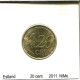 20 CENTS 2011 ESTLAND ESTONIA Münze #AS688.D.A - Estonie