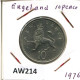 10 PENCE 1976 UK GROßBRITANNIEN GREAT BRITAIN Münze #AW214.D.A - 10 Pence & 10 New Pence