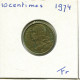 10 CENTIMES 1974 FRANKREICH FRANCE Französisch Münze #AX050.D.A - 10 Centimes