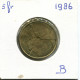 5 FRANCS 1986 DUTCH Text BELGIUM Coin #AW884.U.A - 5 Francs