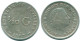 1/10 GULDEN 1962 ANTILLAS NEERLANDESAS PLATA Colonial Moneda #NL12373.3.E.A - Netherlands Antilles