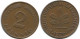 2 PFENNIG 1970 F WEST & UNIFIED GERMANY Coin #AD861.9.U.A - 2 Pfennig