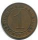 1 REICHSPFENNIG 1924 A DEUTSCHLAND Münze GERMANY #AE212.D.A - 1 Rentenpfennig & 1 Reichspfennig
