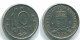 10 CENTS 1978 ANTILLES NÉERLANDAISES Nickel Colonial Pièce #S13568.F.A - Niederländische Antillen