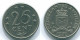 25 CENTS 1970 ANTILLAS NEERLANDESAS Nickel Colonial Moneda #S11448.E.A - Niederländische Antillen