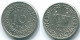 10 CENTS 1966 SURINAME NEERLANDÉS NETHERLANDS Nickel Colonial Moneda #S13261.E.A - Suriname 1975 - ...