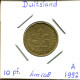 10 PFENNIG 1992 A BRD ALEMANIA Moneda GERMANY #DB481.E.A - 10 Pfennig