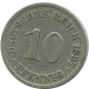 10 PFENNIG 1897 A DEUTSCHLAND Münze GERMANY #AE454.D.A - 10 Pfennig