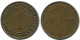 1 REICHSPFENNIG 1929 D GERMANY Coin #AE196.U.A - 1 Renten- & 1 Reichspfennig