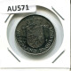 2 1/2 GULDEN 1980 NETHERLANDS Coin #AU571.U.A - 1980-2001 : Beatrix