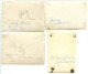 LOT 4 Petites PHOTOS 6,50 X 9 Cm De 1933 Situées Attelage Landais Labouheyre Gavarnie Anes Eglise De Luz Jean Pied Port - Anonyme Personen