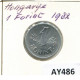 1 FORINT 1982 HUNGARY Coin #AY486.U.A - Hongrie