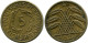 5 REICHSPFENNIG 1926 A GERMANY Coin #DB878.U.A - 5 Rentenpfennig & 5 Reichspfennig