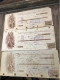 Deux Autographes Auguste Lumière 1897 Sur 3 Chèques - Erfinder Und Wissenschaftler