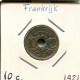 10 CENTIMES 1921 FRANKREICH FRANCE Französisch Münze #AM093.D.A - 10 Centimes