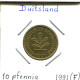 10 PFENNIG 1991 F BRD ALEMANIA Moneda GERMANY #DB478.E.A - 10 Pfennig