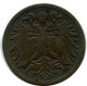 2 PFENNIG 1895 AUSTRIA Moneda #AW950.E.A - Austria