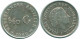 1/10 GULDEN 1966 ANTILLAS NEERLANDESAS PLATA Colonial Moneda #NL12749.3.E.A - Netherlands Antilles