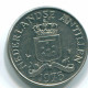 25 CENTS 1975 ANTILLES NÉERLANDAISES Nickel Colonial Pièce #S11633.F.A - Netherlands Antilles