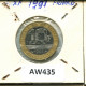 10 FRANCS 1991 FRANCE Coin BIMETALLIC #AW435.U.A - 10 Francs