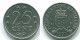 25 CENTS 1971 NIEDERLÄNDISCHE ANTILLEN Nickel Koloniale Münze #S11517.D.A - Netherlands Antilles
